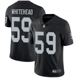 Las Vegas Raiders #59 Tahir Whitehead Black Team Color Men's Stitched NFL Vapor Untouchable Limited Jersey