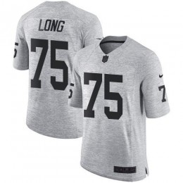 Las Vegas Raiders #75 Howie Long Gray Men's Stitched NFL Limited Gridiron Gray II Jersey