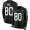 Las Vegas Raiders #80 Jerry Rice Black Team Color Men's Stitched NFL Limited Therma Long Sleeve Jersey