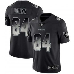 Las Vegas Raiders #84 Antonio Brown Black Men's Stitched NFL Vapor Untouchable Limited Smoke Fashion Jersey