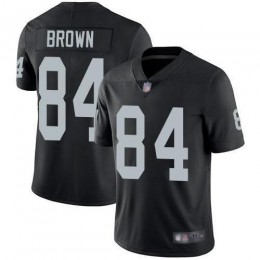 Las Vegas Raiders #84 Antonio Brown Black Team Color Men's Stitched NFL Vapor Untouchable Limited Jersey