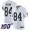 Las Vegas Raiders #84 Antonio Brown White Men's Stitched NFL 100th Season Vapor Limited Jersey