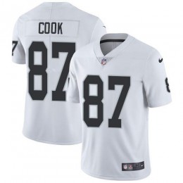 Las Vegas Raiders #87 Jared Cook White Men's Stitched NFL Vapor Untouchable Limited Jersey