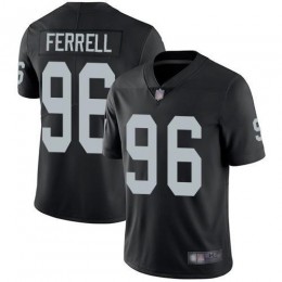 Las Vegas Raiders #96 Clelin Ferrell Black Team Color Men's Stitched NFL Vapor Untouchable Limited Jersey