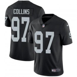 Las Vegas Raiders #97 Maliek Collins Black Team Color Men's Stitched NFL Vapor Untouchable Limited Jersey