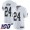 Raiders #24 Johnathan Abram White Men's Stitched NFL 100th Season Vapor Limited Jersey