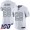 Raiders #28 Josh Jacobs White Men's Stitched NFL Limited Rush 100th Season Jersey