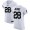 Raiders #28 Josh Jacobs White Men's Stitched NFL Vapor Untouchable Elite Jersey