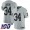 Raiders #34 Bo Jackson Silver Men's Stitched NFL Limited Inverted Legend 100th Season Jersey