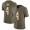 Raiders #4 Derek Carr Olive/Gold Men's Stitched NFL Limited 2017 Salute To Service Jersey