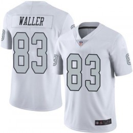 Raiders #83 Darren Waller White Men's Stitched NFL Limited Rush Jersey