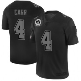 Raiders #4 Derek Carr Men's Black 2019 Salute To Service Limited Stitched NFL Jersey