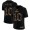Los Angeles Chargers #10 Justin Herbert Men's Black Flocked Lightning Vapor Limited NFL Jersey