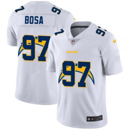 Los Angeles Chargers #97 Joey Bosa White Men's Team Logo Dual Overlap Limited NFL Jersey