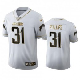Los Angeles Los Angeles Chargers #31 Adrian Phillips Men's White Golden Edition Vapor Limited NFL 100 Jersey