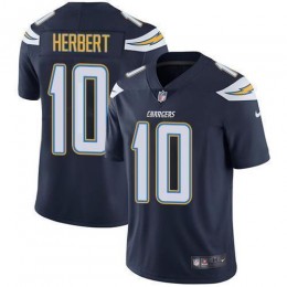 Chargers #10 Justin Herbert Navy Blue Team Color Men's Stitched NFL Vapor Untouchable Limited Jersey