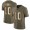 Chargers #10 Justin Herbert Olive/Gold Men's Stitched NFL Limited 2017 Salute To Service Jersey