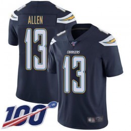 Chargers #13 Keenan Allen Navy Blue Team Color Men's Stitched NFL 100th Season Vapor Limited Jersey
