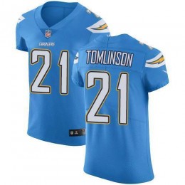 Chargers #21 LaDainian Tomlinson Electric Blue Alternate Men's Stitched NFL Vapor Untouchable Elite Jersey