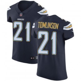 Chargers #21 LaDainian Tomlinson Navy Blue Team Color Men's Stitched NFL Vapor Untouchable Elite Jersey