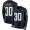 Chargers #30 Austin Ekeler Navy Blue Team Color Men's Stitched NFL Limited Therma Long Sleeve Jersey