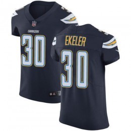 Chargers #30 Austin Ekeler Navy Blue Team Color Men's Stitched NFL Vapor Untouchable Elite Jersey