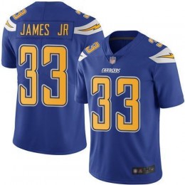 Chargers #33 Derwin James Jr Electric Blue Men's Stitched NFL Limited Rush Jersey