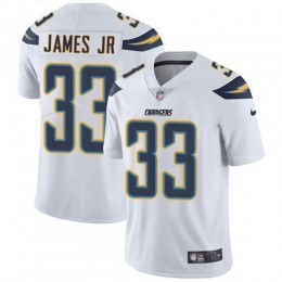 Chargers #33 Derwin James Jr White Men's Stitched NFL Vapor Untouchable Limited Jersey