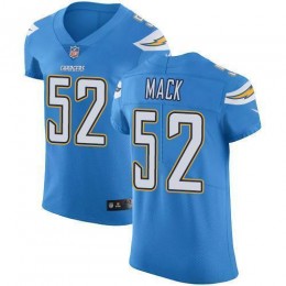 Chargers #52 Khalil Mack Electric Blue Alternate Men's Stitched NFL New Elite Jersey