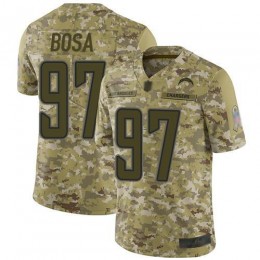 Chargers #97 Joey Bosa Camo Men's Stitched NFL Limited 2018 Salute To Service Jersey