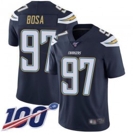 Chargers #97 Joey Bosa Navy Blue Team Color Men's Stitched NFL 100th Season Vapor Limited Jersey