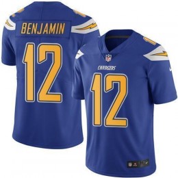 Los Angeles Chargers #12 Travis Benjamin Electric Blue Men's Stitched NFL Limited Rush Jersey