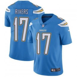 Los Angeles Chargers #17 Philip Rivers Electric Blue Alternate Men's Stitched NFL Vapor Untouchable Limited Jersey