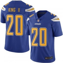 Los Angeles Chargers #20 Desmond King II Electric Blue Men's Stitched NFL Limited Rush Jersey