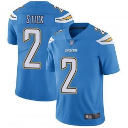 Los Angeles Chargers #2 Easton Stick Electric Blue Alternate Men's Stitched NFL Vapor Untouchable Limited Jersey