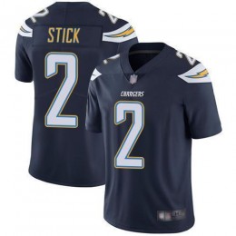 Los Angeles Chargers #2 Easton Stick Navy Blue Team Color Men's Stitched NFL Vapor Untouchable Limited Jersey
