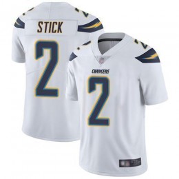 Los Angeles Chargers #2 Easton Stick White Men's Stitched NFL Vapor Untouchable Limited Jersey