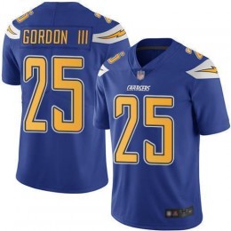 Los Angeles Chargers #25 Melvin Gordon III Electric Blue Men's Stitched NFL Limited Rush Jersey
