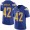 Los Angeles Chargers #42 Uchenna Nwosu Electric Blue Men's Stitched NFL Limited Rush Jersey