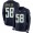 Los Angeles Chargers #58 Thomas Davis Sr Navy Blue Team Color Men's Stitched NFL Limited Therma Long Sleeve Jersey