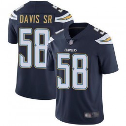 Los Angeles Chargers #58 Thomas Davis Sr Navy Blue Team Color Men's Stitched NFL Vapor Untouchable Limited Jersey