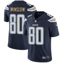 Los Angeles Chargers #80 Kellen Winslow Navy Blue Team Color Men's Stitched NFL Vapor Untouchable Limited Jersey