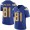 Los Angeles Chargers #81 Mike Williams Electric Blue Men's Stitched NFL Limited Rush Jersey