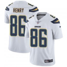 Los Angeles Chargers #86 Hunter Henry White Men's Stitched NFL Vapor Untouchable Limited Jersey