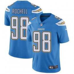 Los Angeles Chargers #98 Isaac Rochell Electric Blue Alternate Men's Stitched NFL Vapor Untouchable Limited Jersey