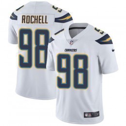 Los Angeles Chargers #98 Isaac Rochell White Men's Stitched NFL Vapor Untouchable Limited Jersey