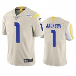 Los Angeles Los Angeles Rams #1 Desean Jackson Men's Vapor Limited NFL Jersey – Bone Men's