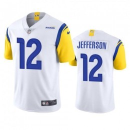 Los Angeles Los Angeles Rams #12 Van Jefferson Men's Alternate Vapor Limited NFL Jersey – White Men's