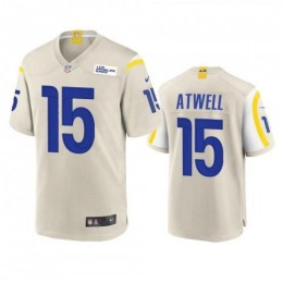 Los Angeles Los Angeles Rams #15 Tutu Atwell Men's Game NFL Jersey – Bone Men's