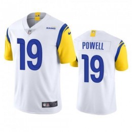 Los Angeles Los Angeles Rams #19 Brandon Powell Men's Alternate Vapor Limited NFL Jersey – White Men's